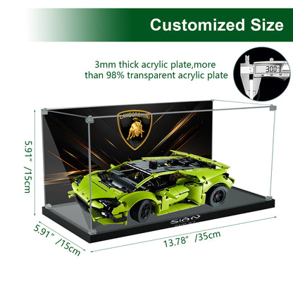 BrickArmor Display Case for LEGO Lamborghini 42161