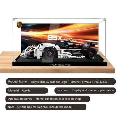 BrickArmor Display Case for LEGO Porsche Formula 42137