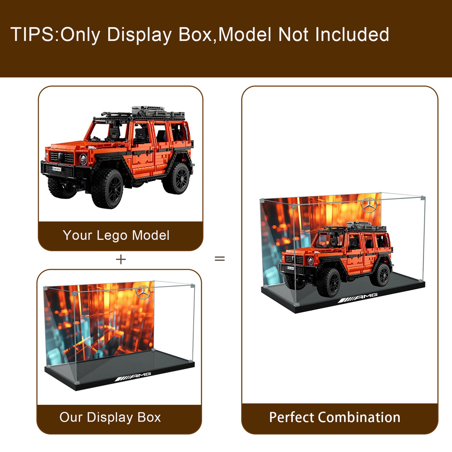 BrickArmor Display Case for LEGO Mercedes-Benz G 42177