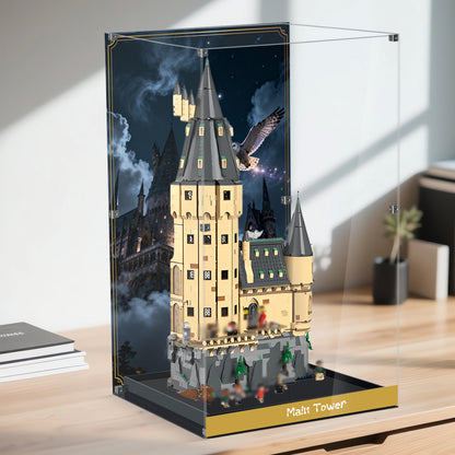 BrickArmor Display Case for LEGO 76454 Hogwarts Castle Building Set,Dustproof Clear Display Box Compatible with Lego76454(Box Only，Model Not Included)