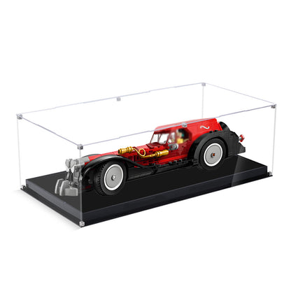 Acrylic Display Case Compatible with Lego 43277 Disney Cruella De Vil’s Car Building Set,Dustproof Clear Display Box Compatible with Lego43277(Box Only，Model Not Included)