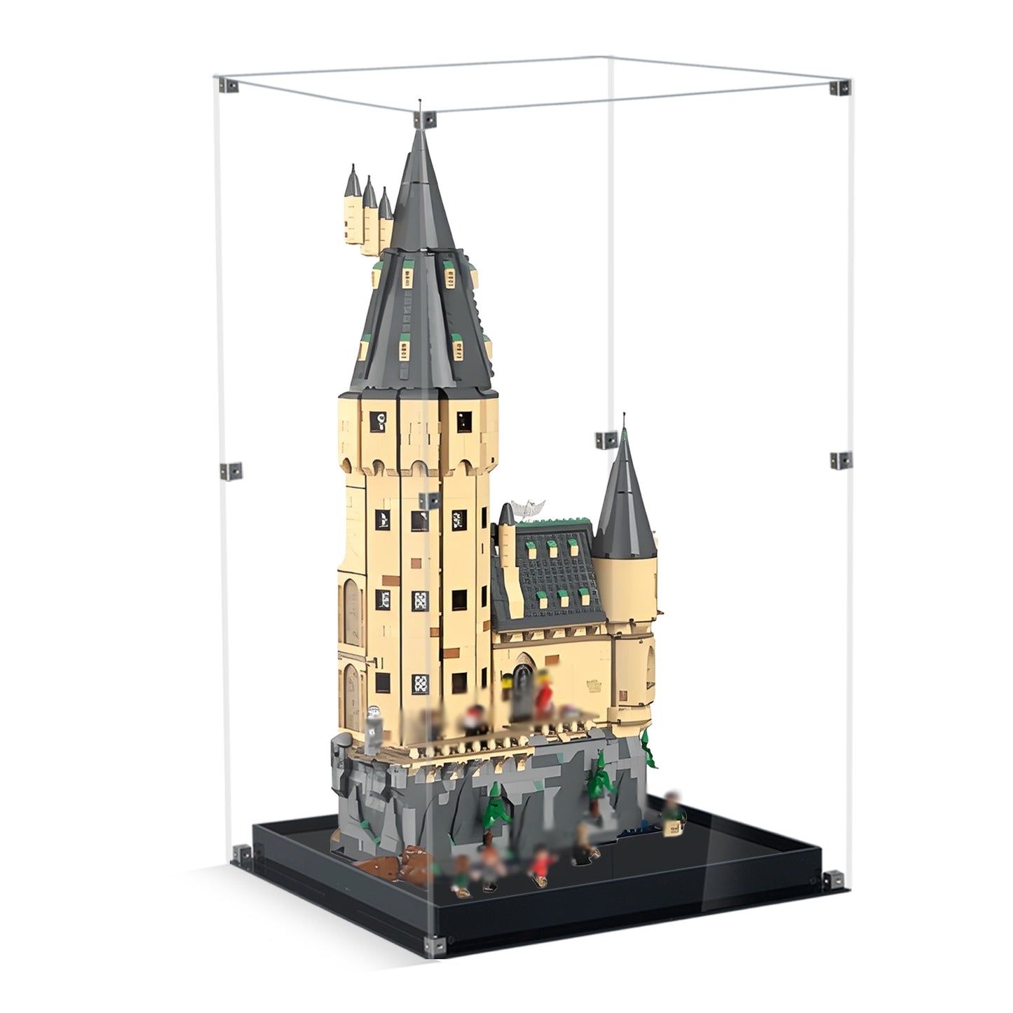 BrickArmor Display Case for LEGO 76454 Hogwarts Castle Building Set,Dustproof Clear Display Box Compatible with Lego76454(Box Only，Model Not Included)
