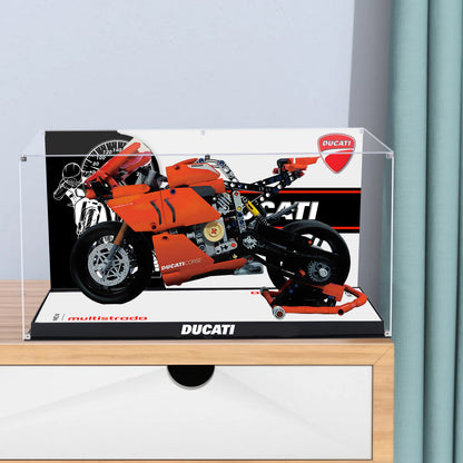 BrickArmor Display Case for LEGO Ducati V4R motorcycle 42107